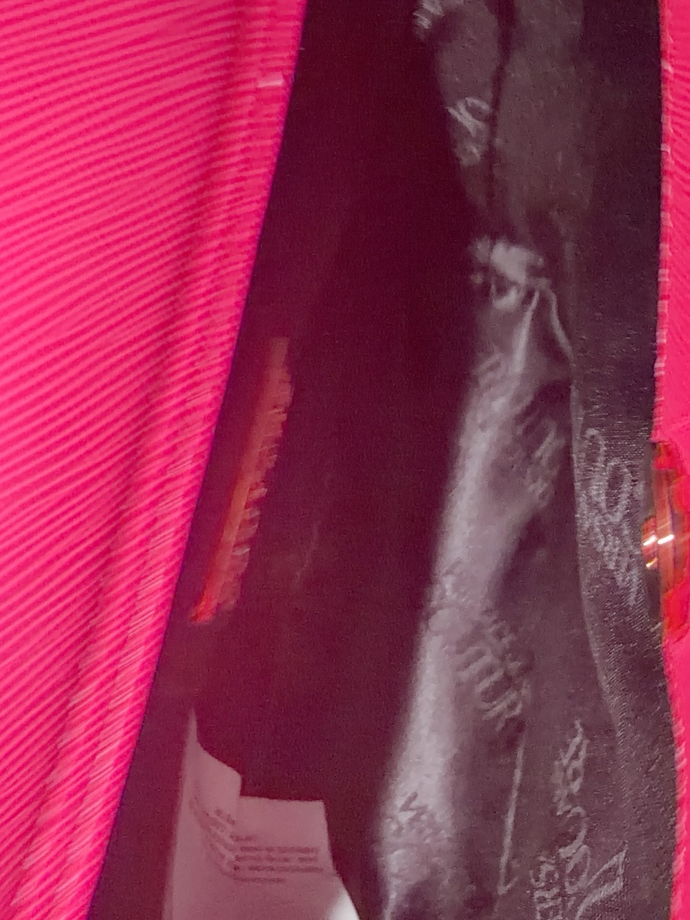 Versace Jeans Couture Hot Pink Mini Bucket Crossbody - Picture 5 of 8